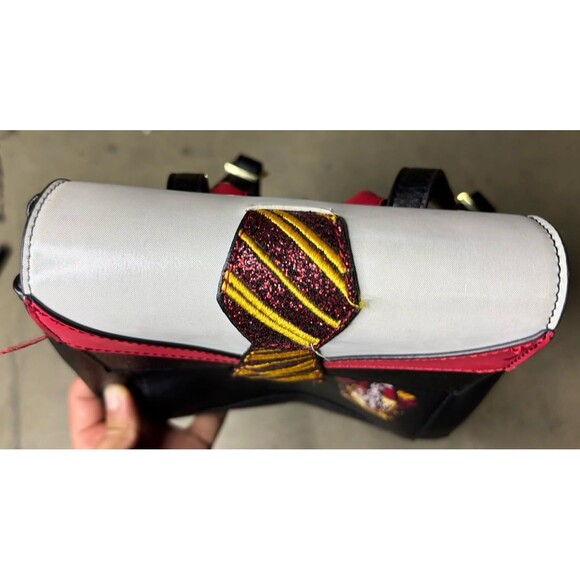 Danielle Nicole Harry Potter Gryffindor Faux Leather Uniform Mini Backpack - Picture 2 of 12